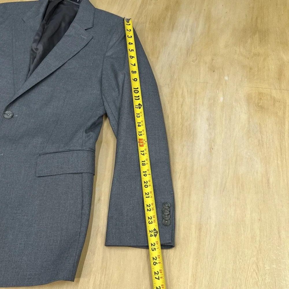 Banana Republic Suit Mens 40R Tailored Fit‎ Poly Blend Stretch Pants 33x29 Gray